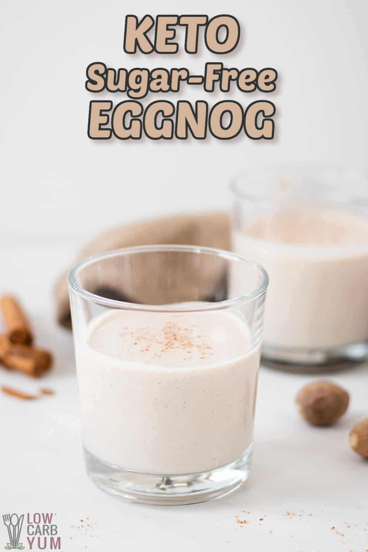 Sugar Free Eggnog (Low Carb & Keto)